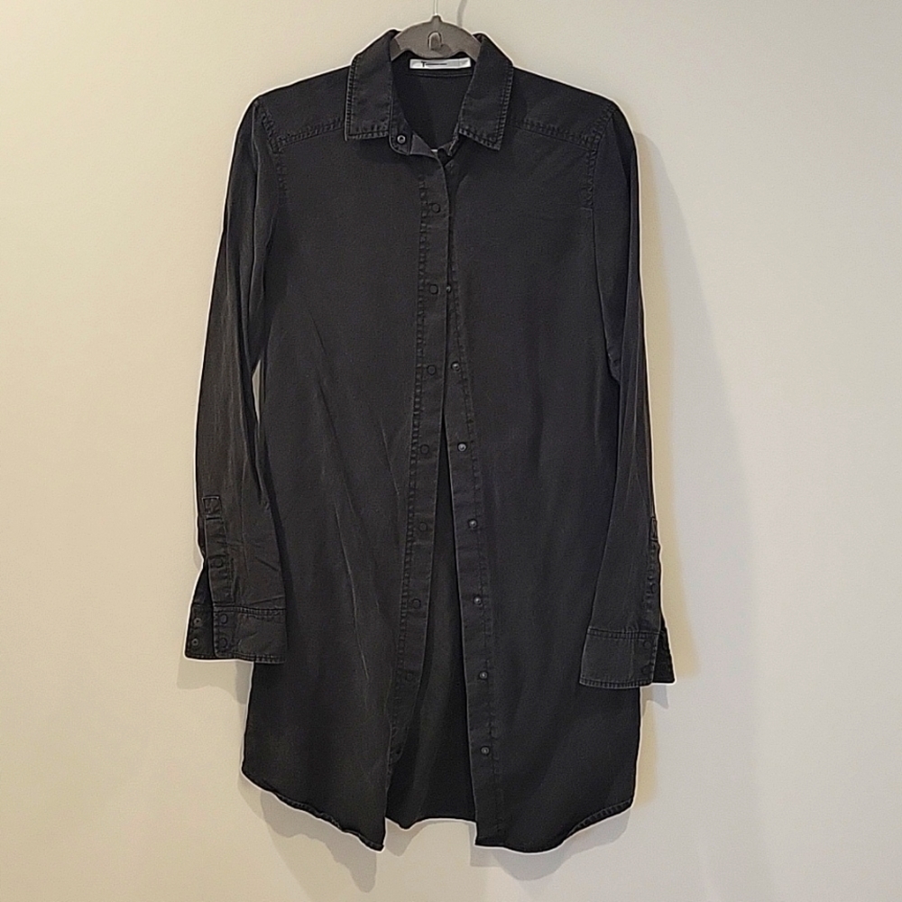 Alexander Wang Tencel Chambray Shirt Dress